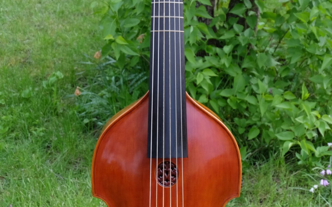 Viola da gamba, made by martin Krause in 1996